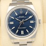 Rolex Oyster Perpetual 41 124300 (2023) - Blue dial 41 mm Steel case (1/8)