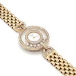 Chopard Happy Diamonds 4097 (Unknown (random serial)) - Gold dial 24 mm Yellow Gold case (4/5)