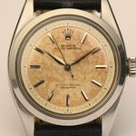 Rolex Oyster Perpetual 6580 (1955) - Zilver wijzerplaat 34mm Staal (2/8)
