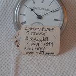 Elgin Pocket watch Unknown (Voor 1900) - Wit wijzerplaat 56 mm Zilver (7/7)