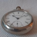 Elgin Pocket watch Unknown (Before 1900) - White dial 56 mm Silver case (3/7)