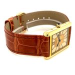 Cartier Tank 681006 (1990) - Gold dial 31 mm Silver case (4/8)