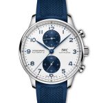 IWC Portuguese Chronograph IW371620 (2023) - White dial 41 mm Steel case (1/3)