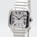 Cartier Santos WSSA0018 (2025) - Silver dial 40 mm Steel case (3/8)