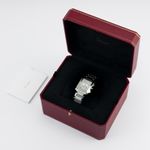 Cartier Tank Française W51001Q3 (Unknown (random serial)) - White dial 28 mm Steel case (8/8)