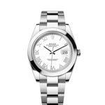 Rolex Datejust 41 126300 (2023) - White dial 41 mm Steel case (1/8)