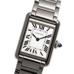 Cartier Tank WSTA0107 (2026) - Silver dial 22 mm Steel case (3/4)