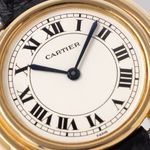 Cartier Vendome 17003 (Onbekend (willekeurig serienummer)) - Wit wijzerplaat 33mm Geelgoud (6/8)