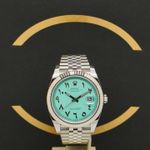 Rolex Datejust 41 126334 (2024) - Turquoise wijzerplaat 41mm Staal (7/7)