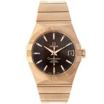 Omega Constellation Men 123.50.38.21.13.001 (2011) - Brown dial 38 mm Red Gold case (1/4)