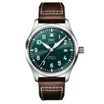 IWC Pilot Mark IW328205 (2024) - Groen wijzerplaat 40mm Staal (1/1)