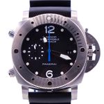 Panerai Luminor Submersible 1950 3 Days Automatic PAM00614/PAM614 (2020) - Zwart wijzerplaat 47mm Titanium (1/1)