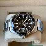 TAG Heuer Aquaracer 300M WAY201A (2019) - Black dial 43 mm Steel case (4/7)