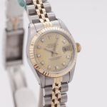 Rolex Lady-Datejust 69173 (1988) - Champagne dial 26 mm Gold/Steel case (5/8)