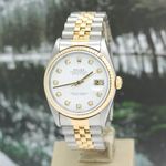 Rolex Datejust 36 16233 (1997) - White dial 36 mm Gold/Steel case (8/8)