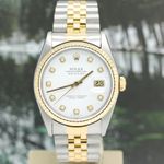 Rolex Datejust 36 16233 (1997) - White dial 36 mm Gold/Steel case (4/8)