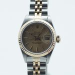 Rolex Lady-Datejust 69173 (1985) - Champagne wijzerplaat 26mm Goud/Staal (2/8)