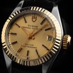 Tudor Prince Oysterdate 7607/3 (1976) - Blue dial 23 mm Gold/Steel case (3/8)