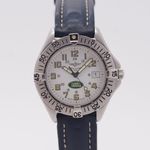 Breitling Colt Quartz A57035 (1997) - Wit wijzerplaat 38mm Staal (2/8)
