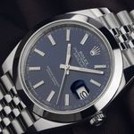 Rolex Datejust 41 126300 (2024) - Blauw wijzerplaat 41mm Staal (3/7)