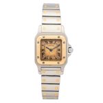 Cartier Santos 1057930 (Onbekend (willekeurig serienummer)) - Onbekend wijzerplaat 35mm Goud/Staal (1/5)