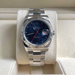 Rolex Datejust Turn-O-Graph 116264 (2007) - Blue dial 36 mm Steel case (1/8)