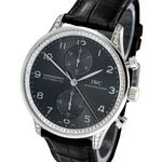 IWC Portuguese Chronograph IW371439 (2006) - Grey dial 41 mm White Gold case (1/5)