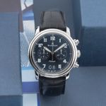 Blancpain Léman Fly-Back 2885F-1130-53B (2010) - Black dial 41 mm Steel case (1/8)