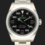 Rolex Air-King 116900 (2019) - Black dial 40 mm Steel case (2/8)