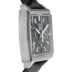 TAG Heuer Monaco CW2111 (2006) - Black dial 38 mm Steel case (7/8)