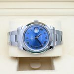 Rolex Datejust II 116300 (2016) - Blue dial 41 mm Steel case (5/6)
