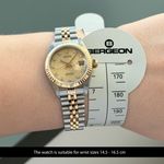 Rolex Lady-Datejust 69173 (1994) - Champagne wijzerplaat 26mm Goud/Staal (2/8)