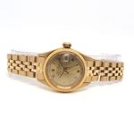 Rolex Lady-Datejust 6917 (1973) - Champagne dial 26 mm Yellow Gold case (2/6)