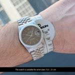 Rolex Datejust 36 16220 (1989) - Grijs wijzerplaat 36mm Staal (2/8)