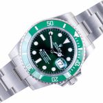 Rolex Submariner Date 116610LV (2018) - Groen wijzerplaat 40mm Staal (1/8)