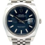 Rolex Datejust 41 126300 (2021) - Blue dial 41 mm Steel case (1/4)