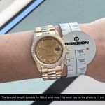 Rolex Day-Date 36 18388 (1990) - Diamond dial 36 mm Yellow Gold case (2/8)