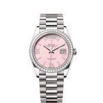 Rolex Day-Date 36 128349RBR (2024) - Pink dial 36 mm White Gold case (1/1)