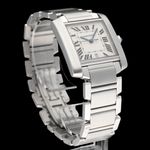 Cartier Tank Française 2302 (1998) - Silver dial 28 mm Steel case (6/8)