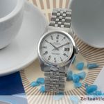 Rolex Oyster Perpetual Date 1500 (1978) - Wit wijzerplaat 34mm Staal (1/8)