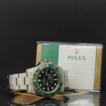 Rolex Submariner Date 116610LV (2018) - Groen wijzerplaat 40mm Staal (5/7)