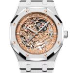 Audemars Piguet Royal Oak Double Balance Wheel Openworked 15407ST.OO.1220ST.02 (2025) - Transparent dial 41 mm Steel case (3/6)