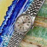 Rolex Datejust 1601 (1973) - Zilver wijzerplaat 36mm Staal (5/8)