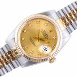 Rolex Datejust 36 16233 (1991) - 36mm Goud/Staal (1/7)