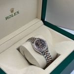 Rolex Lady-Datejust 279381RBR (2024) - Brown dial 28 mm Steel case (3/8)