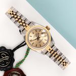 Rolex Lady-Datejust 69173 (1987) - Champagne dial 26 mm Gold/Steel case (1/8)
