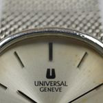 Universal Genève Microtor 866049 (1967) - Zilver wijzerplaat 32mm Staal (7/8)