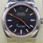 Rolex Milgauss 116400 (2013) - Zwart wijzerplaat 40mm Staal (1/3)