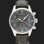 IWC Pilot Spitfire Chronograph IW387802 (2018) - Grey dial 43 mm Steel case (3/8)