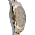 Rolex Datejust II 116333 (2014) - Champagne wijzerplaat 41mm Goud/Staal (6/8)